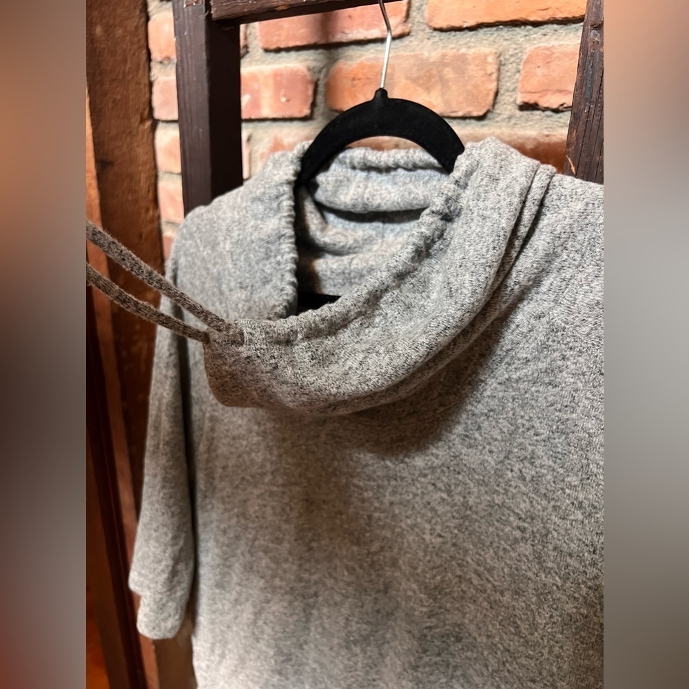 Coin1804 cowlneck gray soft pullover oversized loungewear top NWT - Picture 5 of 5